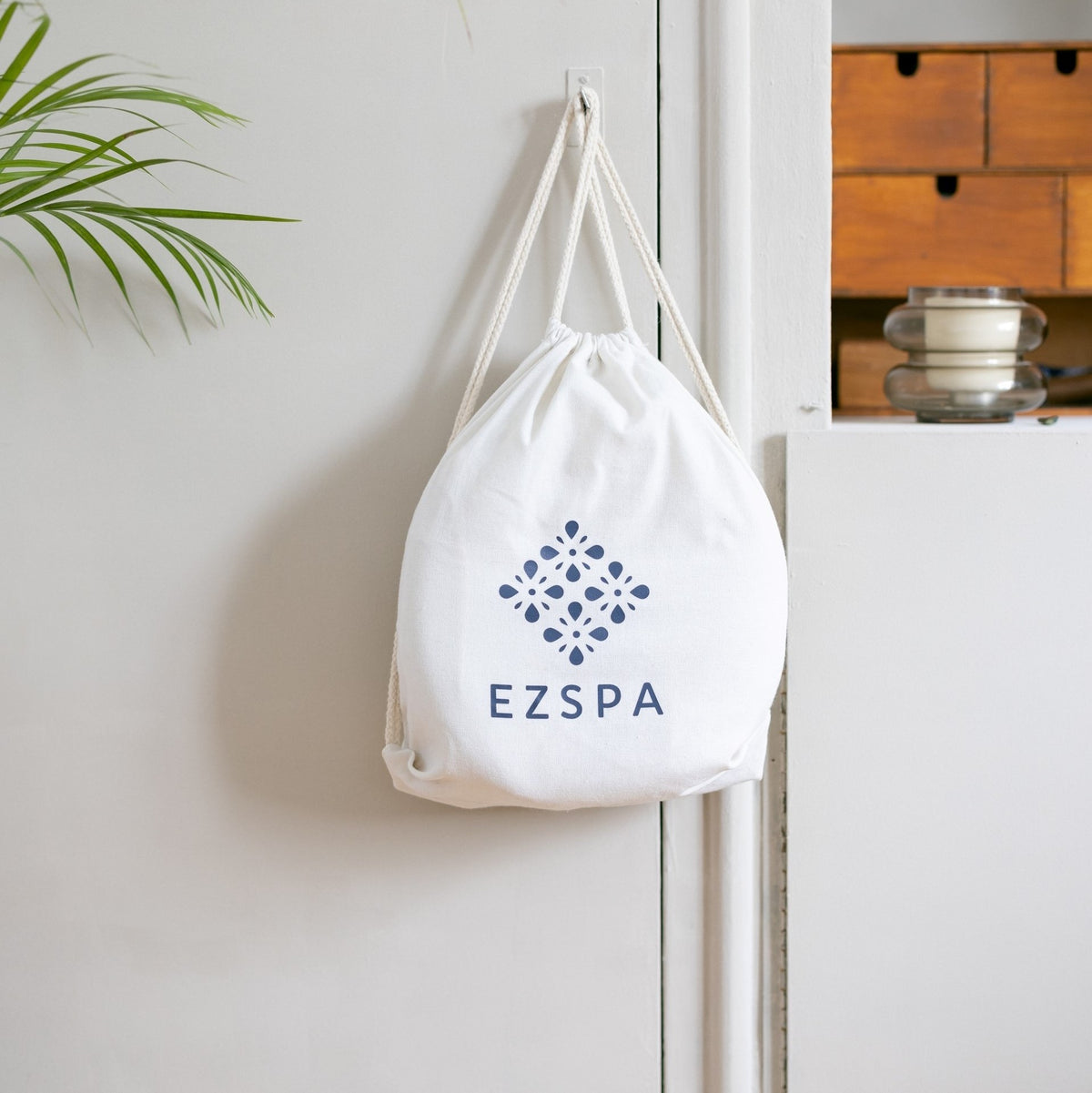The Ezspa carrying bag with the blue logo
